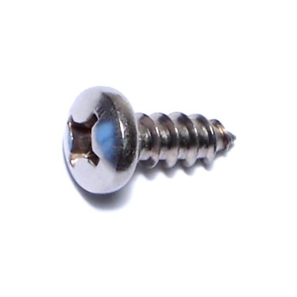 Midwest Fastener Sheet Metal Screw, #12 x 5/8 in, 18-8 Stainless Steel Pan Head Phillips Drive, 15 PK 77662 - main
